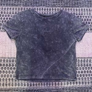 black faded shirt